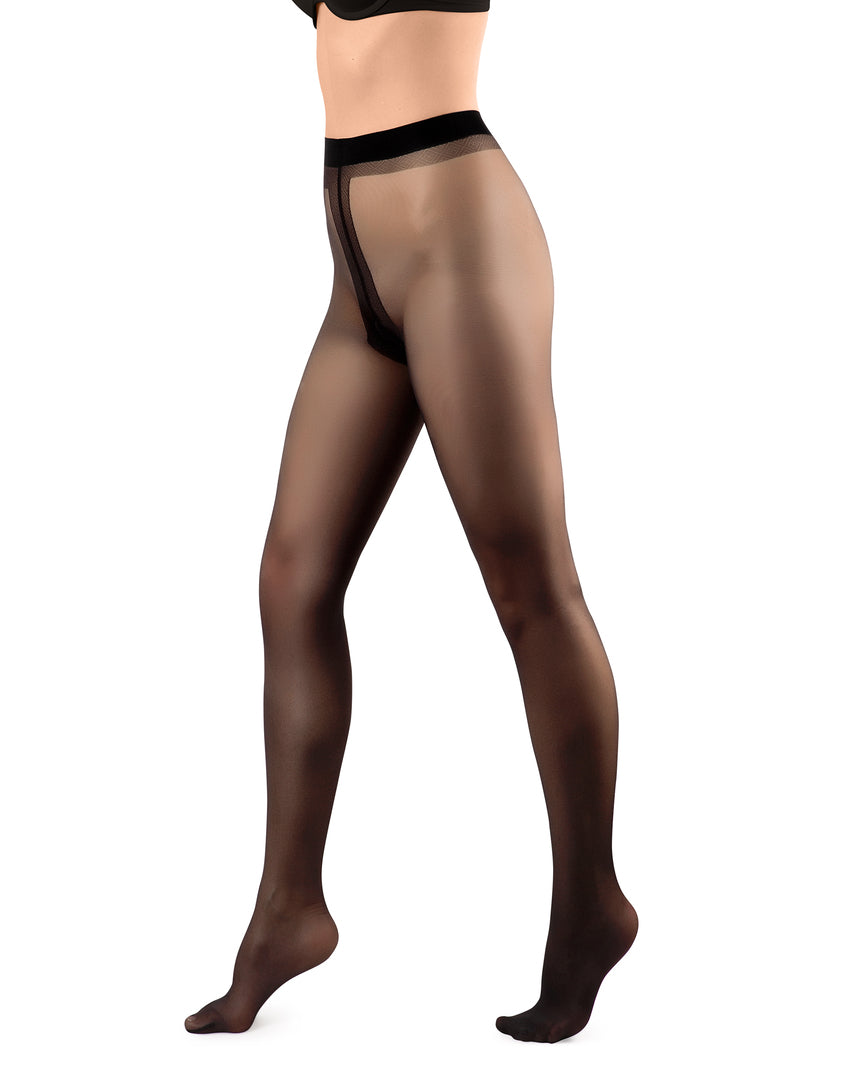 Невидимые прозрачные колготки Elle 20