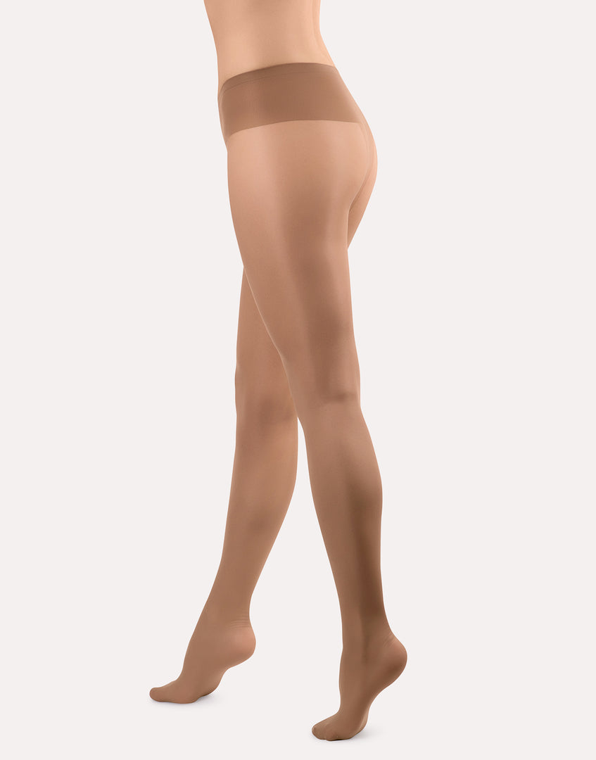 Прозрачные колготки с заниженной талией, размер 40