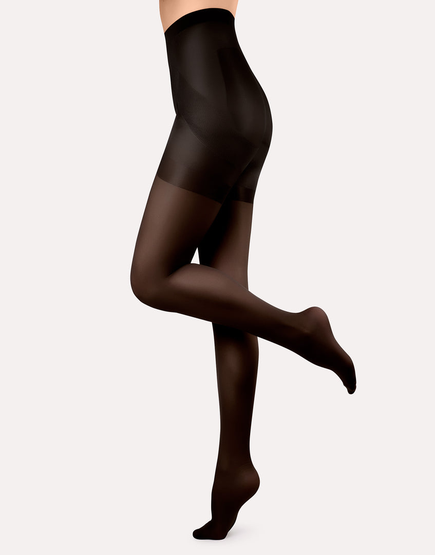Эластичные колготки Model Up 40 с утягивающими трусиками пуш-ап