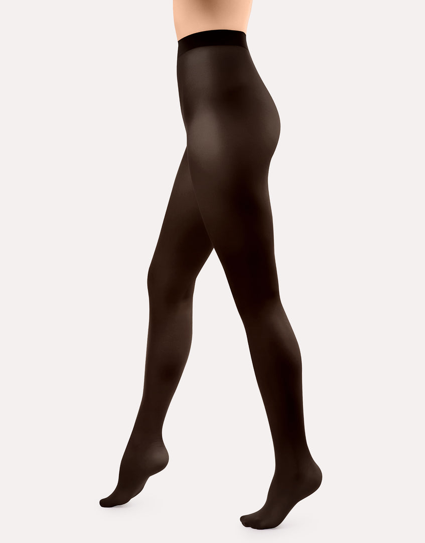 Супер плотные колготки без блеска Poudre 40
