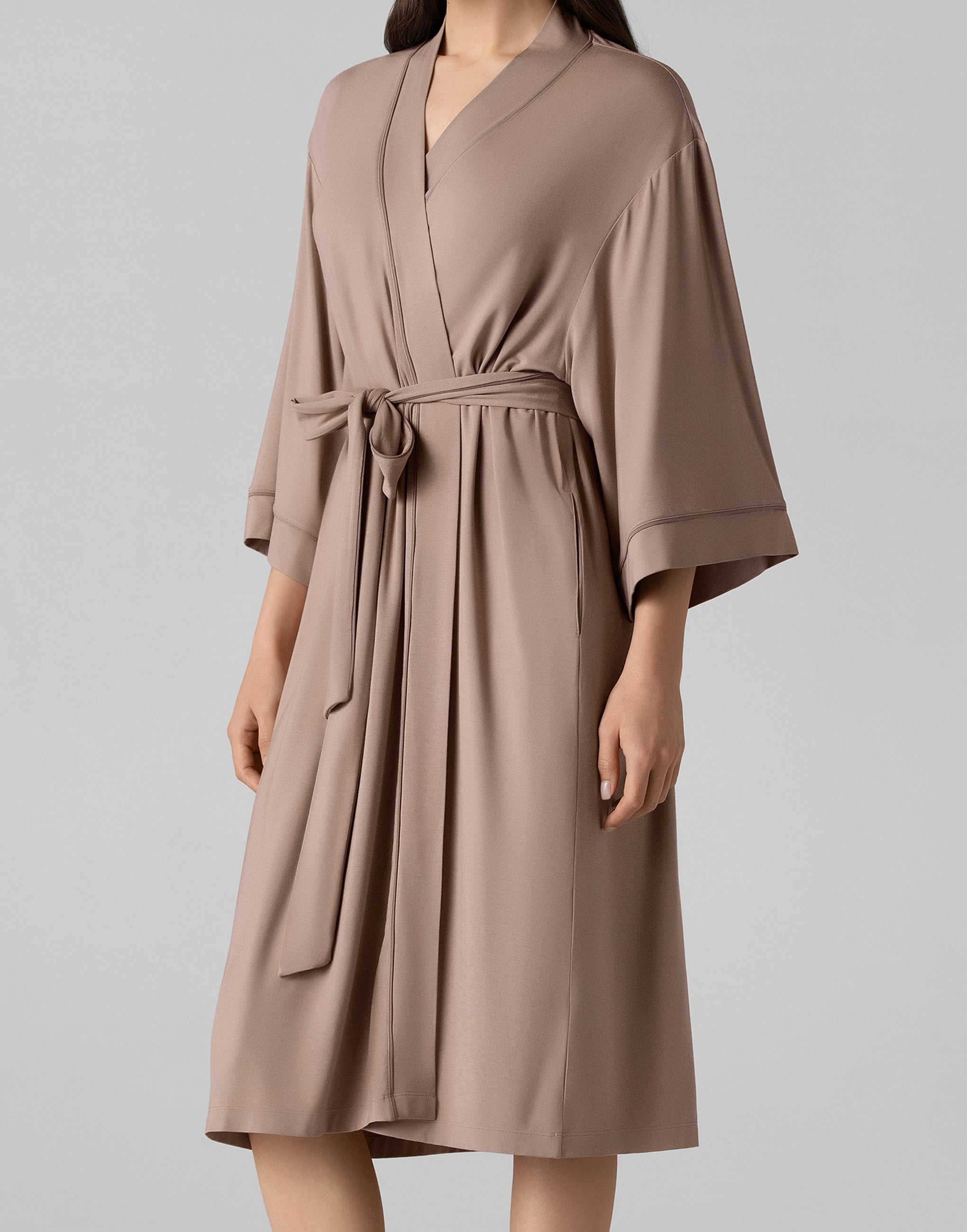 PD826 Халат с рукавами три четверти