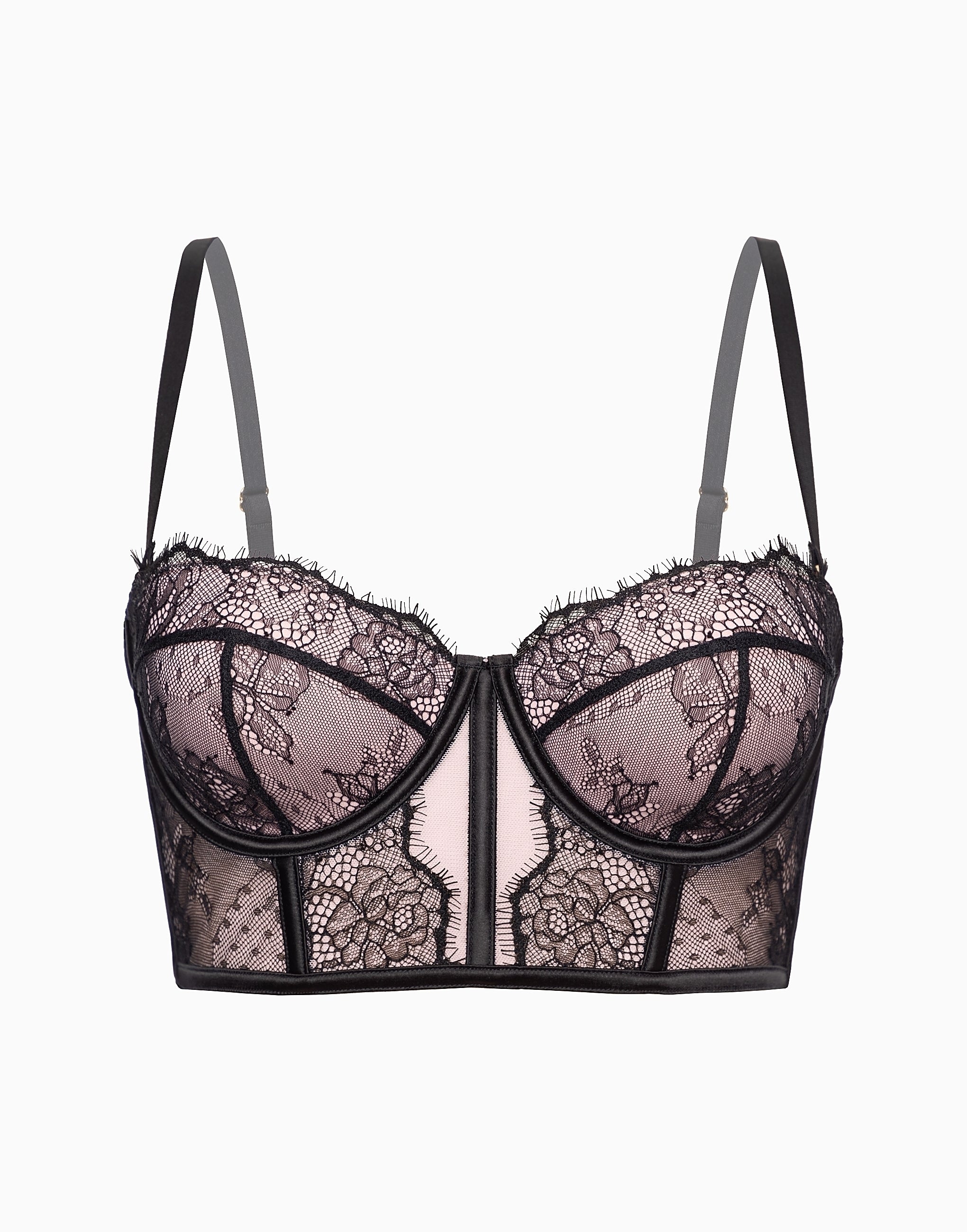 Бюстгальтер балконет с мягкими чашками и поролоновыми вкладышами CD824