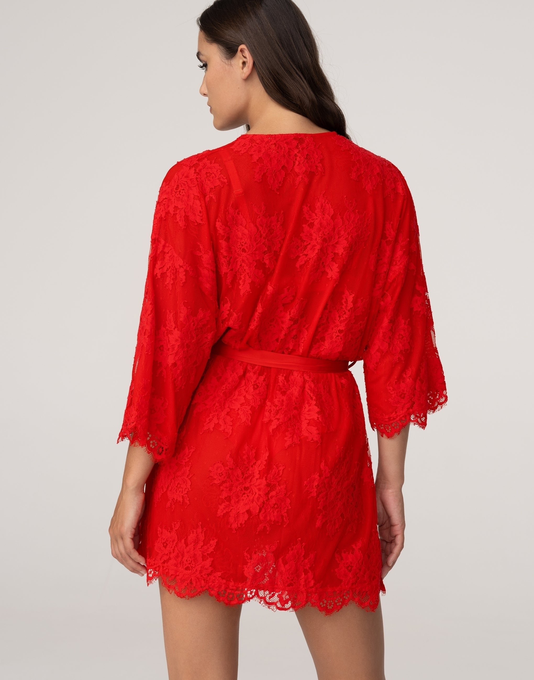 PD841 Халат с рукавами три четверти