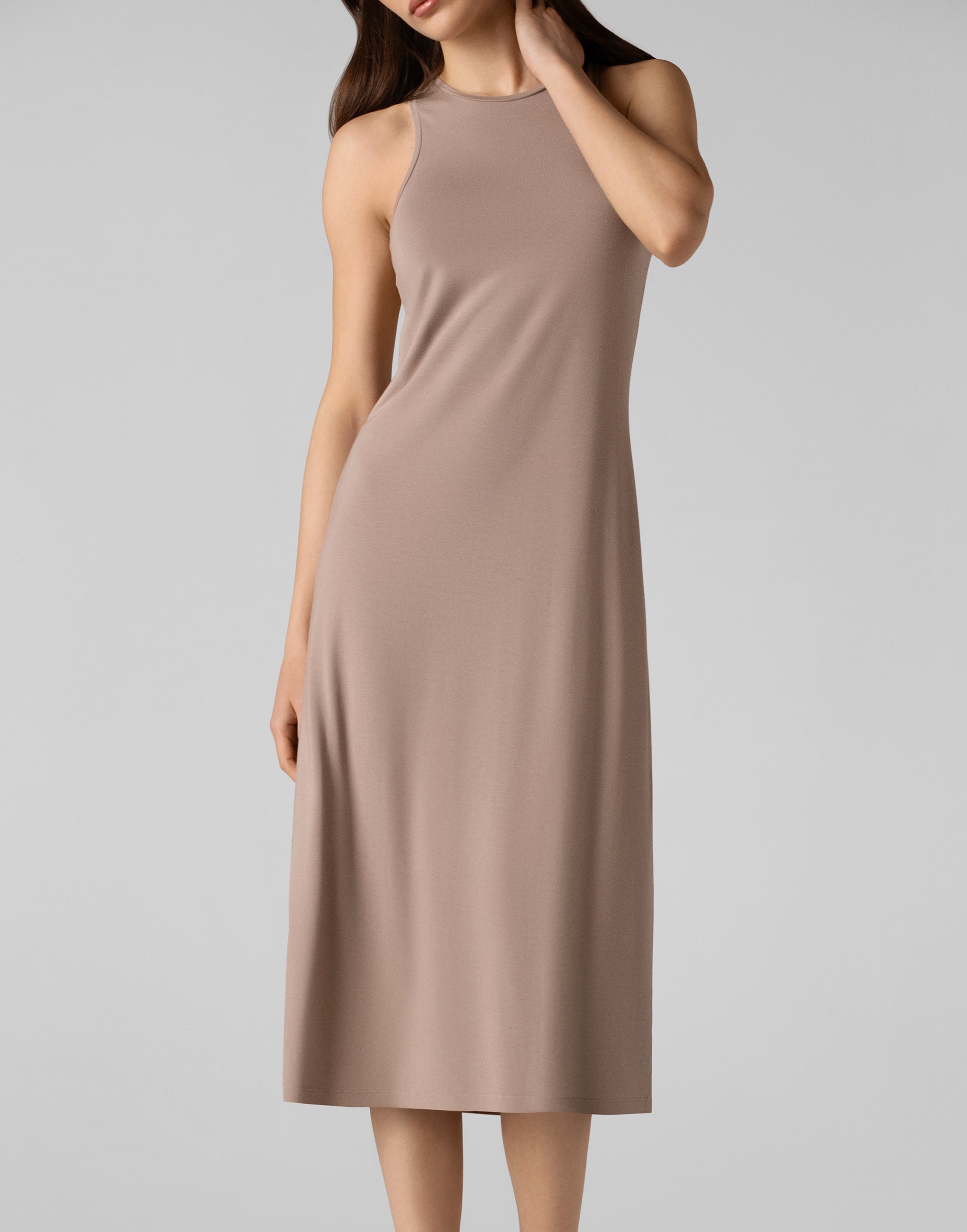 Домашнее платье без рукавов PD826