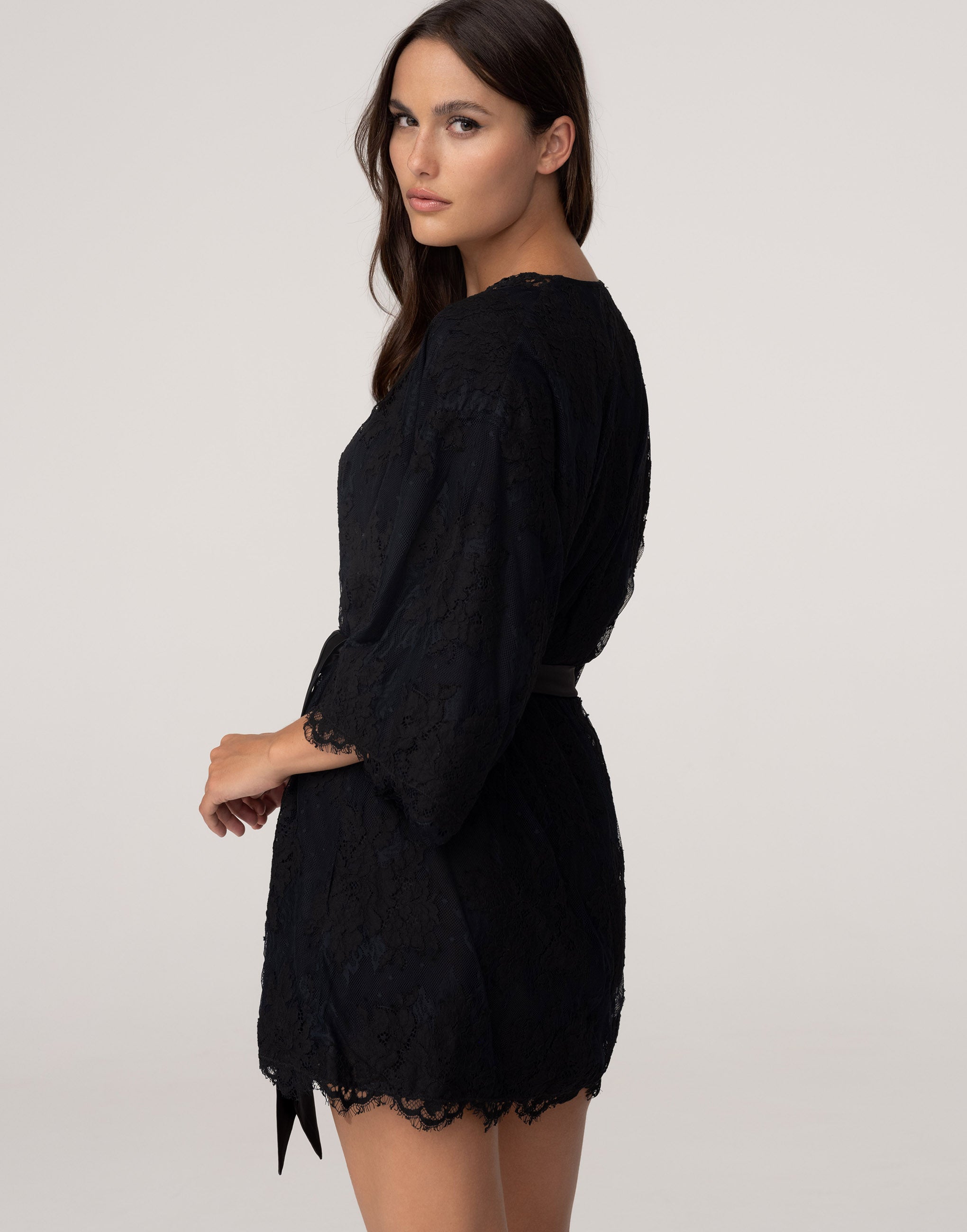 PD841 Халат с рукавами три четверти