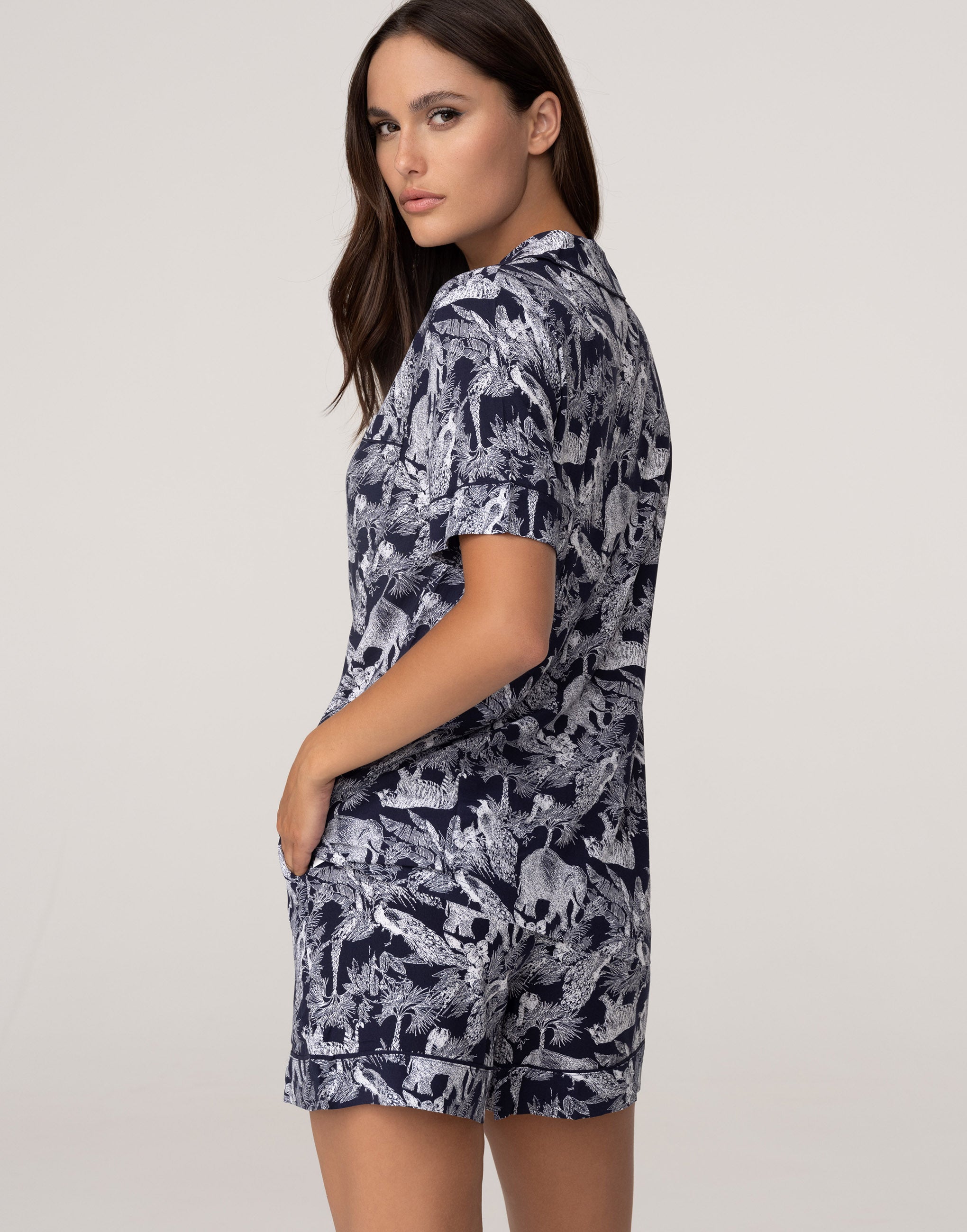 Рубашка с короткими рукавами PD856