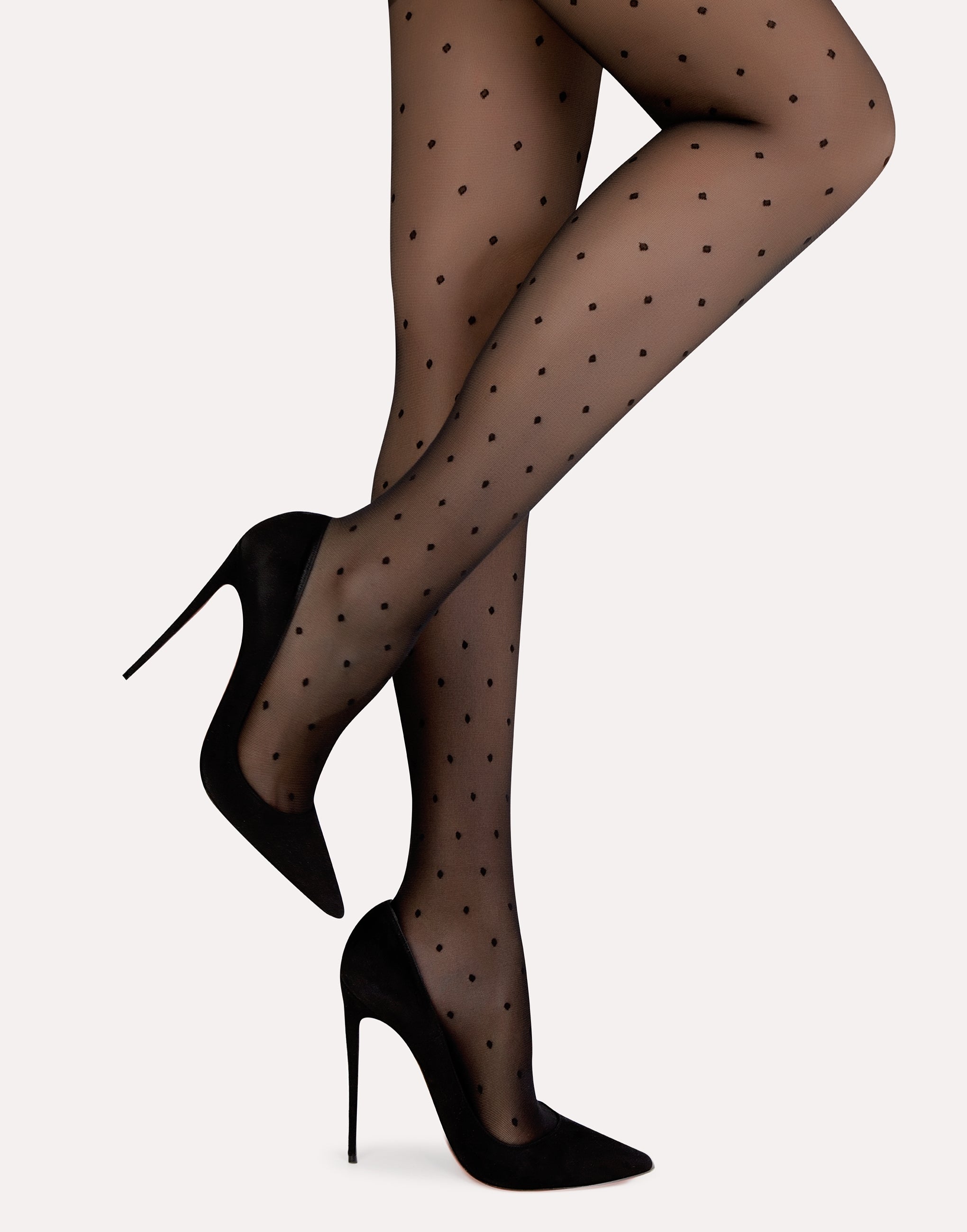 FASHCOL060 Колготки в мелкий горошек с поддерживающими шортами